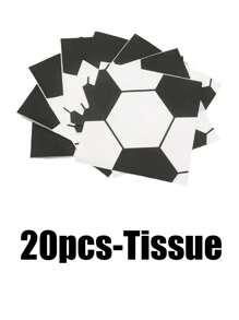 68pcs Disposable Soccer Theme Paper Plates, Cake Plates, Party Plates, Birthday Plates, Suitable For Birthday Party, Gathering, Picnic, Camping, BBQ, Beach Party - Multicolor - View 8