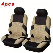 Universal Car Seat Covers - 2 Seater Set, Breathable Polyester, Split Design, Suitable For Cars, Trucks, Suvs - Hand Wash Or Dry Clean, Seasonal All Year, Filled With Foam, Made Of Polyester (PET) Fabric - Multicolor - View 10