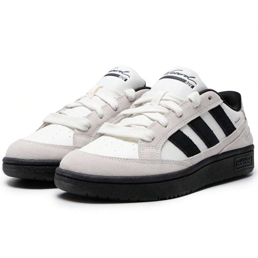 Adidas WCARD ADV低筒男鞋女鞋輕便運動鞋休閒鞋板鞋 IH0961 - 黑色/白色/灰色 - 查看 1