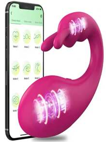 APP VIBRATOR With Bluetooth Control App 2 Motors Clitoral Stimulator And G-Spot