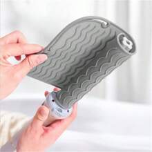 1 Silicone Heat-Resistant Pad, Used For Straighteners, Protecting Furniture Surfaces, Convenient Storage Of Styling Tools, Home Decoration, Kitchen, Bedroom, Home, Office, School