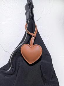 创意皮革心形手绳包包挂件精美PU爱心吊坠小件服装配饰圣诞礼物礼品感恩节复古