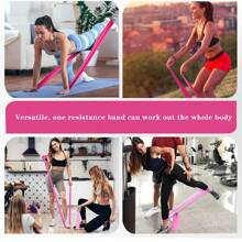 150cm Yoga Pilates Stretch Resistance Bands Sports Fitness Bands Training Elastic Exercise Fitness Rubber Gym Yoga Tension Bands Yoga Elastic Bands Yoga Elastic Bands Portable Pilates Glute Expansion Band Latex Tension Gym Home Strength Training Resistance Bands