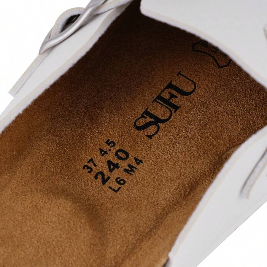 SUFU Outdoor Flat Sandal Mules ClogBirkenstocks Boston Real Leather