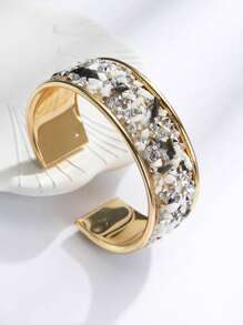 1 件女士彩色天然贝壳和玻璃水晶手镯 - 手鐲 - 查看 3