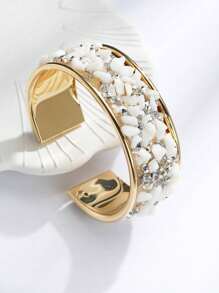 1 件女士彩色天然贝壳和玻璃水晶手镯 - 手鐲 - 查看 4