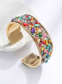 1 件女士彩色天然贝壳和玻璃水晶手镯 - 手鐲 - 查看 1