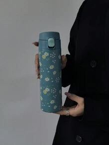 1 chiếc cốc giữ nhiệt Daisy Series 450ml/15,22oz, cốc giữ nhiệt có nắp lật khóa, bình đựng nước thể thao ngoài trời và phòng tập thể dục, đồ dùng học tập, quà tặng ngày lễ - Nhiều màu - Xem 13