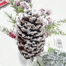 Christmas Simulation Pine Needles, Pine Cones, Red Fruit Branches, Christmas Decorations, Flower Arrangements
