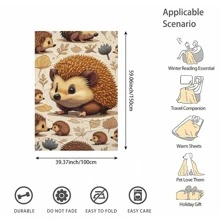 Chăn nỉ hình nhím ấm áp - Mềm mại, ấm áp và không gây dị ứng cho ghế dài, giường, văn phòng - Hoàn hảo để ngủ trưa và làm quà tặng - Nhiều màu - Xem 13