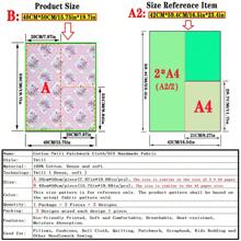 3 Pcs/Lot Cartoon Starry Sky Cloud Star Series Twill Fabric Five Pointed Star Crown Design Printed Cloth Geometric Stripe/Wave Pattern Design DIY Handmade Cloth Head Quilting Patchwork Cloth Group Pillow Cover Cloth Block Sewing Scrapbooking Cloth Tecidos Calico