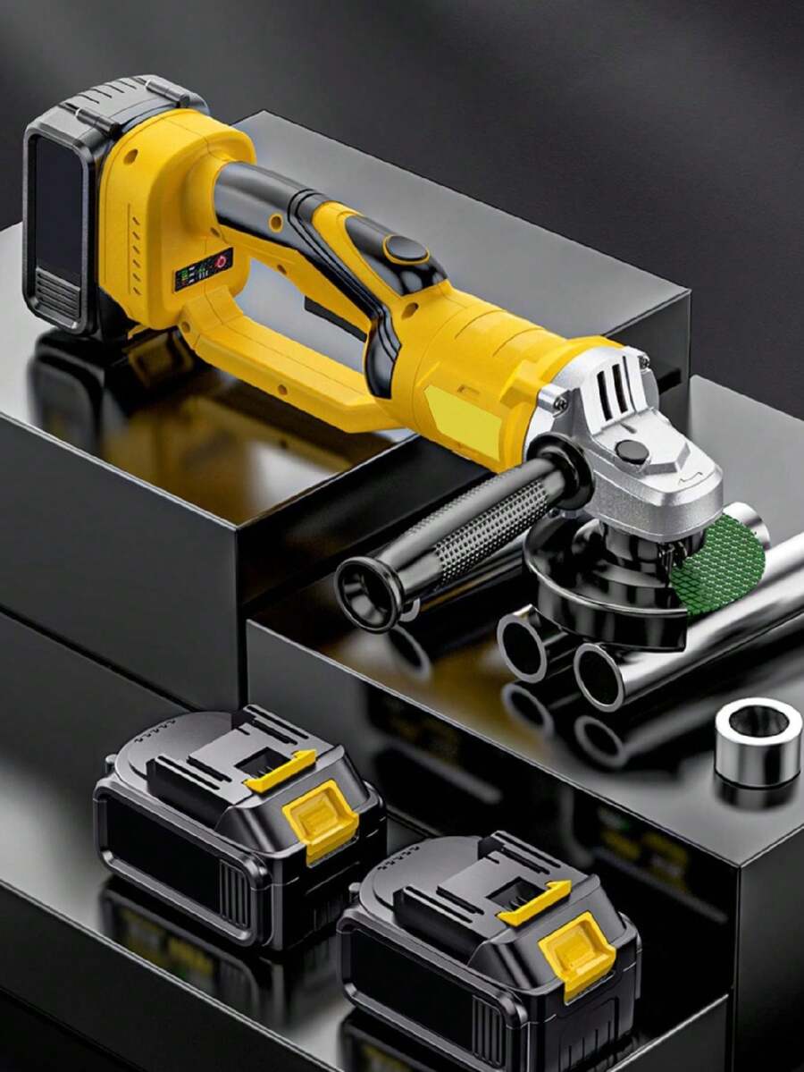 1 Piece Angle Grinder, Brushless Electric Grinding Tool,3 Gear