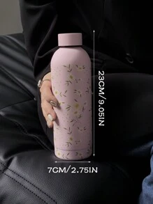 1 件 500 毫升/16.91 盎司雏菊系列真空保温杯、冷饮瓶、小口水瓶、健身和户外运动水壶、学校用品、节日礼物 - 彩色 - 查看 2