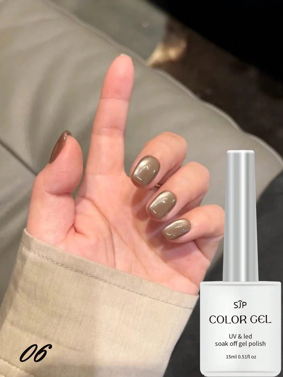 1 lọ 15ml sơn móng tay dạng gel màu nâu caramel xanh, tím, xám - Sơn mắt mèo màu đen dạng hạt thủy tinh bóng, thích hợp cho mùa thu/đông, tiệm làm móng và tự làm tại nhà, nghệ thuật làm móng tại tiệm, nghệ thuật làm móng cho lễ Halloween, nghệ thuật làm móng cho lễ Giáng sinh - Màu xanh Cadet - Xem 1