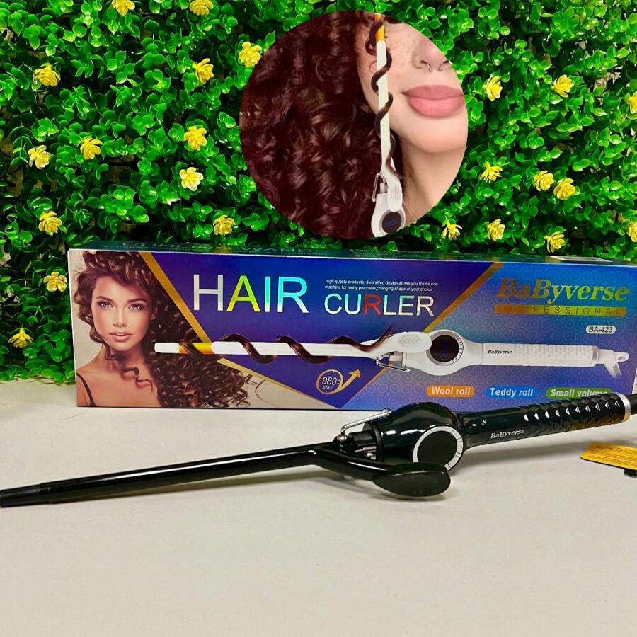 TENAZA DELGADA  PARA RIZOS, RIZADORA PARA CABELLO - Multicolor - Ver 1