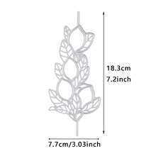 1pc Hoa Dải Kim Loại Cắt Khuôn Stencils Scrapbook Cắt Khuôn Cho Giấy Thẻ Làm Scrapbooking DIY Thẻ Album Ảnh Thủ Công Trang Trí - Bạc - Xem 13
