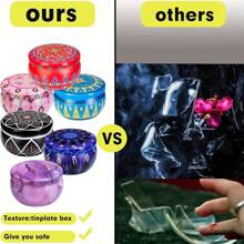 10 Peças de Latas de Vela Impressas com Floral Premium - Recipientes Redondos DIY com Tampas Seguras para Velas Criativas, Artes e Artesanato e Armazenamento Versátil - Uma Adição Estética Perfeita para Suas Necessidades Domésticas e de Presentes