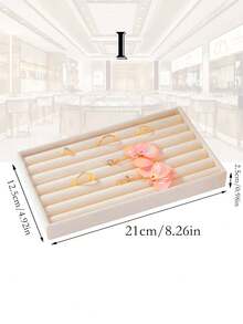 Hộp đựng trang sức nhung 9 chiếc, Khay trưng bày trang sức, Khay đựng đồ trang sức, Khay lưu trữ thanh lịch, Khay đựng đồ trang sức dạng lưới, Giá để đồ trang sức di động, Khay đựng đồ trang sức, Hộp đựng đồ trang sức, Ngăn kéo đựng đồ trang sức, Thích hợp đựng hoa tai, vòng cổ, vòng tay, nhẫn, Nhiều kích cỡ, Ngăn đựng đồ trang sức, Đồ trang trí Halloween, Đồ trang trí nhà cửa, Đồ trang trí Giáng sinh - Màu be - Xem 16