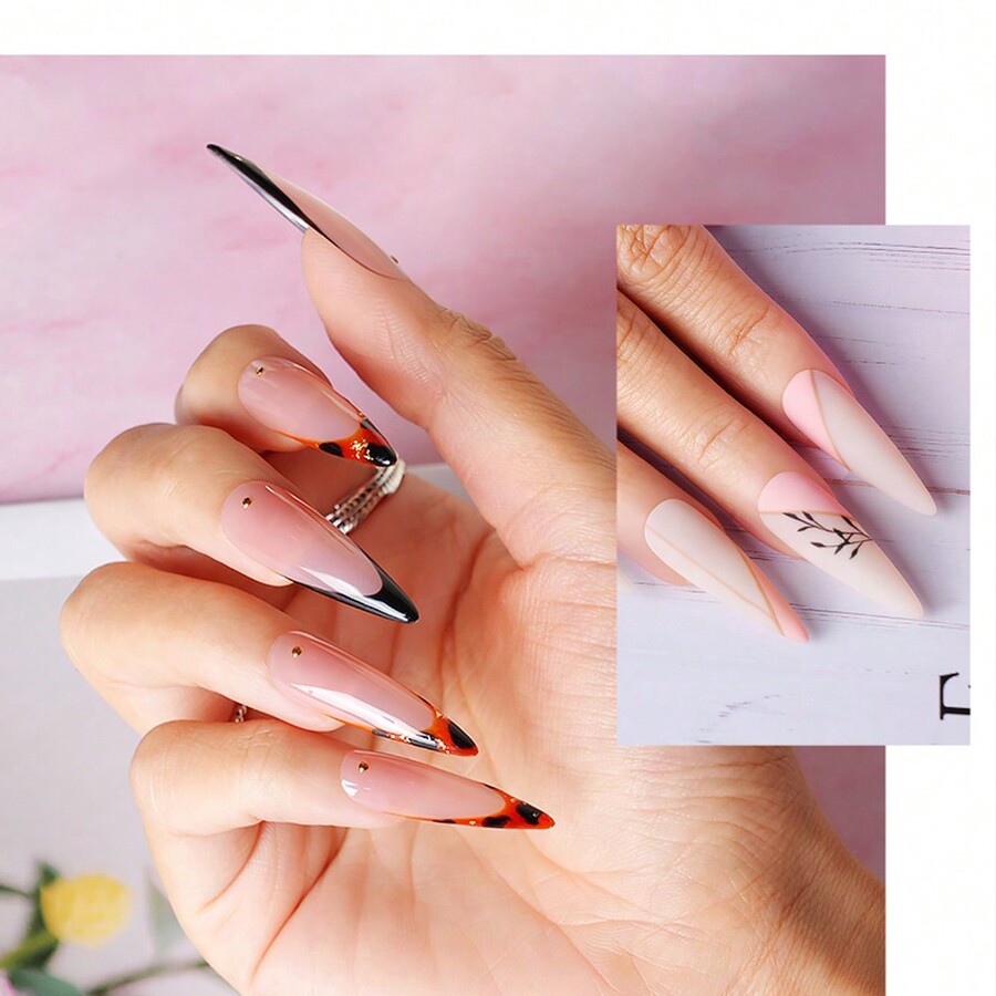 4Pcs Gel Nail Polish Set Semi Permanent Colorful Gel Polish Soak Off UV