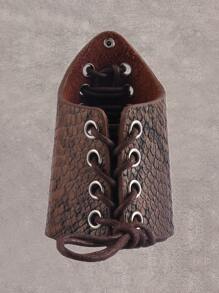 1pc Medieval Vintage Snake Patterned Corded Bracelet For Both Women And Men, Party Decoration Or Stage Prop - Snake Pattern - View 7