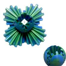 Minge rotativă imprimată 3D - Jucărie de relaxare și petrecere, minge rotativă extensibilă, bună pentru activități distractive, cadouri de sărbători, colecție de arte și meșteșuguri, perfectă pentru Halloween, Crăciun, Anul Nou - Plastic durabil, culori mixte - Multicolor - Vizualizare 9