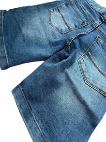 Young Boys Shorts - Màu xanh ngọc - Xem 4