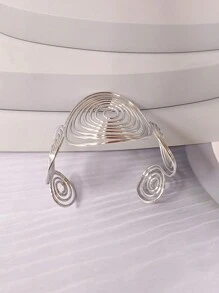 时尚螺旋金属手链，可调节，适合女性 - 手鐲 - 查看 10