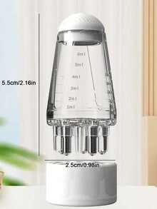 1pc Random Color Transparent Oil Comb, Multi-Functional Scalp Massager, Suitable For Serum, Nourishing Liquid, Conditioner, Essential Oils, Can Precisely Apply Liquid Or Oil To Hair Roots - Multicolor - View 6