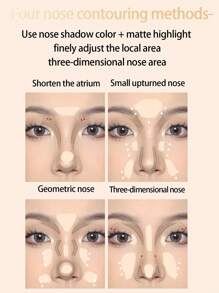 VEECCI 自由且易于绘制的高光和轮廓调色板 Misty Peach Grey - V03 Almond Coffee - 查看 8