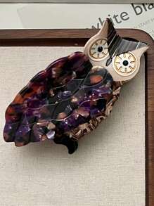 New Creative Acrylic Claw Hair Clips, Unique Design Stars, Sun, Hair Claw Hair Accessories For Girls, Cute & Lovely New Acrylic Hair Clips With Bird, Animal, Swallow Decor For Buns & Ponytails,Claw Clips,Hair Jaw Clip,Hair Clutch Fall Winter For Vacation Outfits Woman