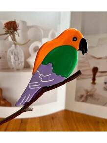 New Creative Acrylic Claw Hair Clips, Unique Design Stars, Sun, Hair Claw Hair Accessories For Girls, Cute & Lovely New Acrylic Hair Clips With Bird, Animal, Swallow Decor For Buns & Ponytails,Claw Clips,Hair Jaw Clip,Hair Clutch Fall Winter For Vacation Outfits Woman