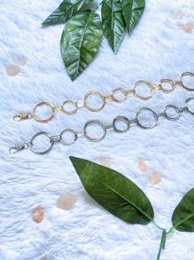 Women's Belt Chain Circle Engraved Various Rings Well Detailed Delicate Beautiful - 金色 - 查看 2