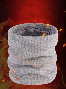 1pc Men's Autumn And Winter Cold-Resistant And Warm Neck Warmer, With Thermal Lined To Help Protect Against Harsh Outdoor Cold, A Warm Gift For Thanksgiving, Christmas, And New Year's