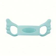 1pc Silicone Baby Bottle Handle Attachment, Wing Shaped Design, Soft & Flexible Silicone, Fits Most Wide Neck & Regular Neck Bottles, Daily Use Accessory
