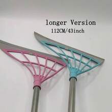 Magic Broom Rubber Strip Broom Silicone Sweep Cleaning Floor Wiper Silicone Broom Domestic Toilet Lazy Broom 1pc - Grey - View 7