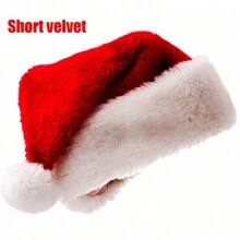 1 Stück rote Weihnachtsmütze Erwachsene Weihnachtsmütze, bequem und warm, Weihnachtsveranstaltung Krempe, unisex Weihnachten Urlaubshut, Neujahr Feiertage Party Weihnachtsfeier Partyzubehör - Verschiedenfarbig - Übersicht 18