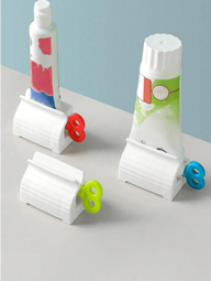 2/3/5 Stücke Zahnpastaausdrücker für den Haushalt, Badezimmer Accessoires, Badezimmer Aufbewahrung, spart Zahnpasta, Zahnpasta, Zahnpasta, Salbe, Handcreme, keine Verschwendung Heim Badezimmer Dekoration Herbstdekoration Rückkehr zur Schule