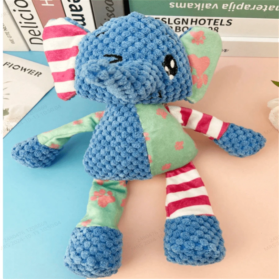 1pc Dog Plush Squeaky Toy, Pet Supply For MediumSized Dogs And Cats