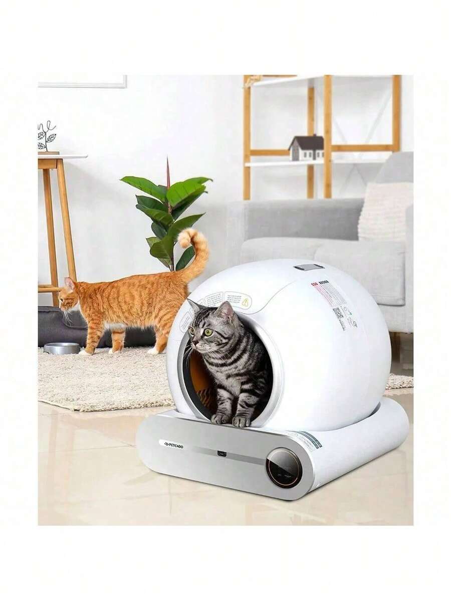Lemulegu SelfCleaning Cat Litter Box, Automatic Cat Litter Box With
