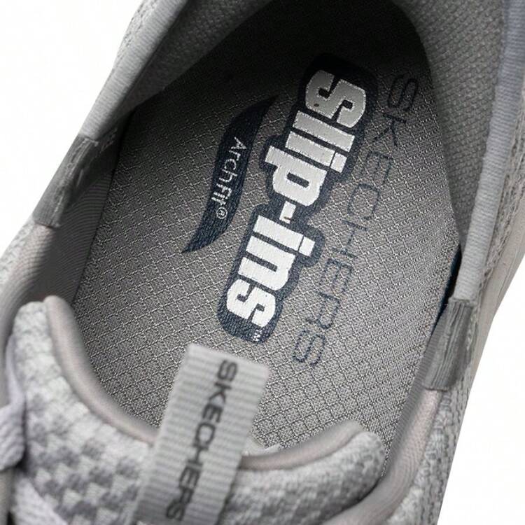 Zapatillas deportivas Skechers para hombre, ligeras, para correr al aire libre, entrenamiento, informales, para caminar - 232462-GRIS - Añade 3