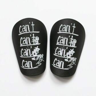 1 Pair XS Size Mini Football Leg Protection Pads Lightweight Soccer Leg Guards