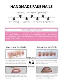 10 móng tay giả hình bầu dục ngắn làm thủ công, móng tay giả thanh lịch và quyến rũ, móng tay nhiều màu sắc và màu tím, đám mây nhiều màu sắc, có thể tháo rời và tái sử dụng, bao gồm 1 keo dán và 1 dũa móng tay, thích hợp cho sử dụng hàng ngày, nơi làm việc, trường học, hẹn hò, tiệc tùng, khiêu vũ. - Màu tím - Xem 8