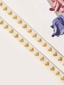 1 Cặp dây giày hình trái tim dài 120cm - Màu trắng kim loại bóng, nhẹ và bền, phù hợp cho giày thể thao, giày thường ngày, giày sneaker và bốt thời trang, bề mặt sáng bóng, chỉ bao gồm dây giày (không bao gồm giày). - Vàng - Xem 5