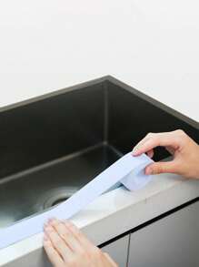 White/Black/Marble/Leaf/Flower Pattern Sealant Waterproof Sealant Mildew Proof Kitchen Sink Oil Proof Cooktop Sticker Water Block Strip Toilet Toilet Edge Seam Sealant - Multicolor - View 6