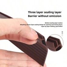 1条/2条装家用门密封条，门底密封条，门窗缝隙隔热隔音条，卧室防风隔音条，防水TPE材质门封条