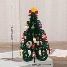 1 Bộ Cây Thông Noel Mini Bằng Gỗ 7.6 Inch, Cây Để Bàn Mini, Lịch Mùa Vọng 2024, Lịch Đếm Ngược Giáng Sinh 24 Ngày, Tặng Kèm Cây Thông Noel Bằng Gỗ Và 24 Đồ Trang Trí, Đếm Ngược 24 Ngày, Treo Mặt Dây Chuyền Mỗi Ngày (Mặt Dây Chuyền Ngẫu Nhiên) Thích Hợp Cho Tiệc Lễ Trang Trí Để Bàn Tại Nhà Quà Tặng Tốt Nhất Sinh Nhật Giáng Sinh Trang Trí Phòng Mùa Đông - Nhiều màu - Xem 3