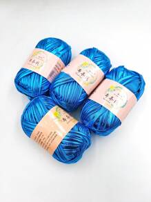 4pcs DIY Faux Leather Fabric Strips, Suitable For Crochet And Knitting - Total Weight 14.1 Oz (Approx. 390g/3.53oz), Length 36 Yards, Ideal For Making Bags, Blankets, Pillows And Rugs - Unique Metallic Colors, Polyester - Multicolor - View 19