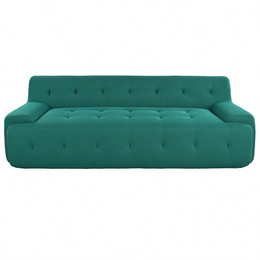 86.2'' Modern Minimalist Style Tufted Design Upholstered Sofa, 3-Seat Compression Sofa For Living Room, Bedroom, And Apartment
