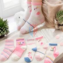 Kit 03 Pairs Of Printed Baby Socks For Girls And Boys - 彩色 - 查看 6