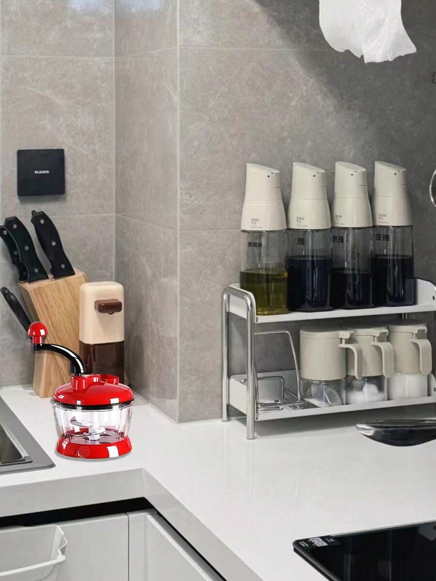 Multi Functional Manual Food Processor, 8Cup Manual Power Crank